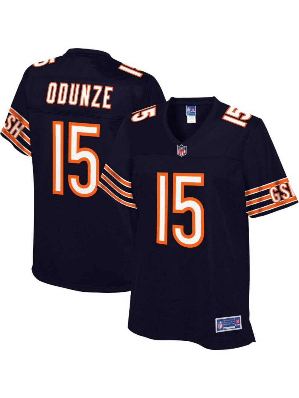 NFL PRO LINE Women's Rome Odunze Navy Chicago Bears Team Player Jersey